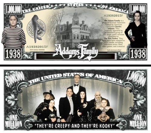 Famille addams billet - la,