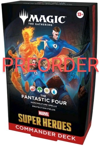 Magic marvel commander deck - magic,