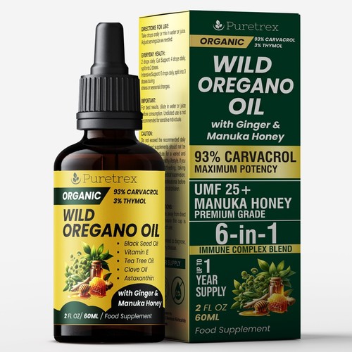 Olio origano selvatico puro - origano,